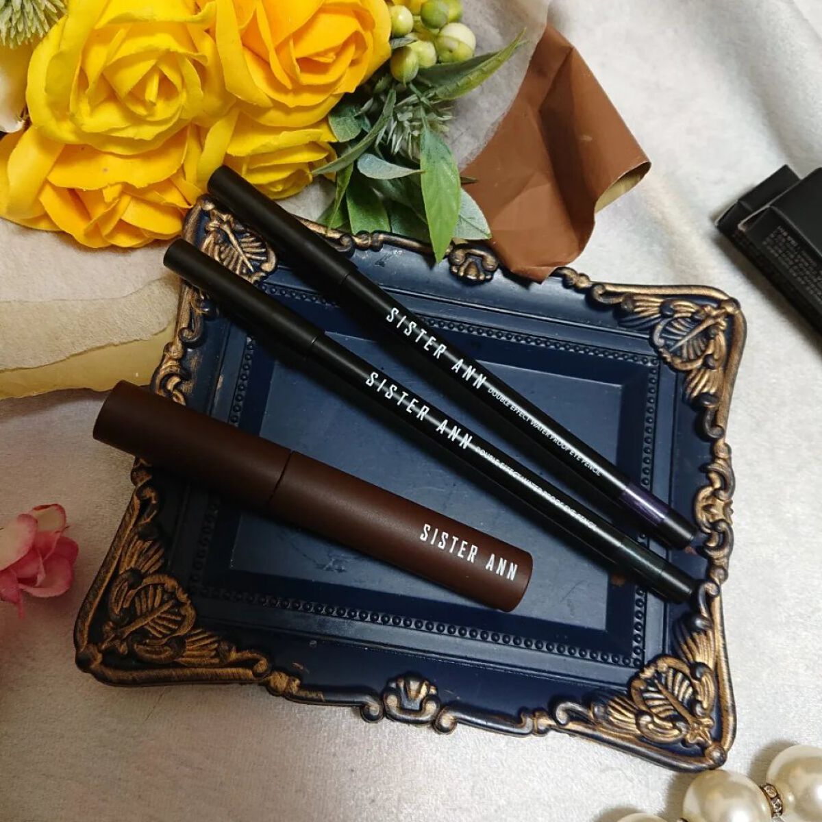 ウォータープルーフペンシルアイライナー 01 MIDNIGHT BLACK/SISTER ANN/ペンシルアイライナーを使ったクチコミ（3枚目）