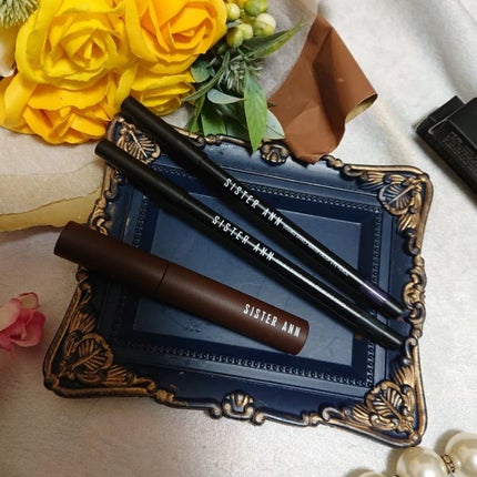 ウォータープルーフペンシルアイライナー 02 CHIC NAVY/SISTER ANN/ペンシルアイライナーを使ったクチコミ(3枚目)