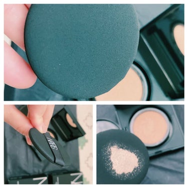 ナチュラルラディアント ロングウェア クッションファンデーション/NARS/クッションファンデーションを使ったクチコミ（2枚目）