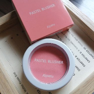 A’pieu アピュー パステルブラッシャーのクチコミ「💛Apieu PASTEL BLUSHER　　PK04
　アピュ　パステルブラッシャー

.....」（1枚目）