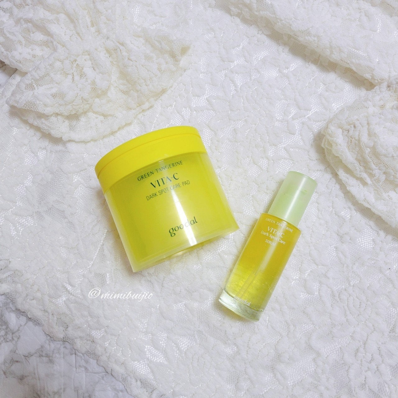 グリーンタンジェリン ビタC ダークスポットケアセラム/goodal/美容液を使ったクチコミ(9枚目)