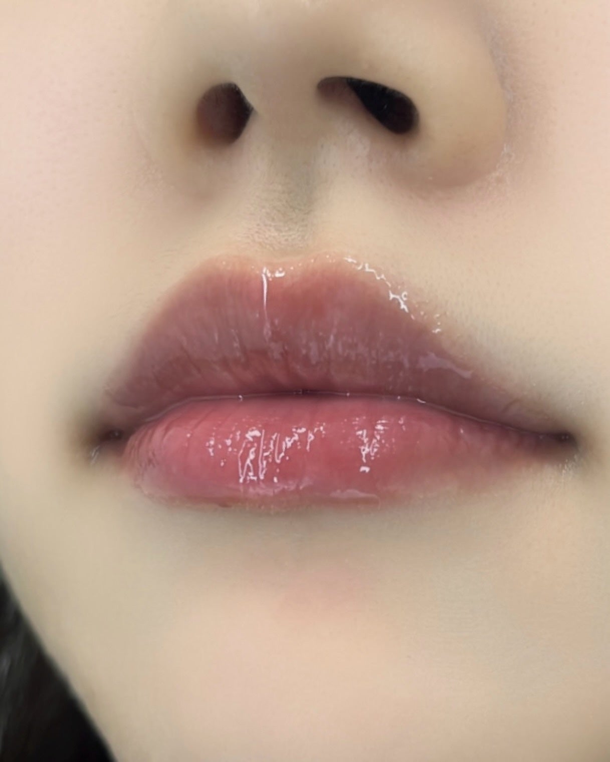 ジューシーパンピンググロス/INTO U/リップグロスを使ったクチコミ(4枚目)