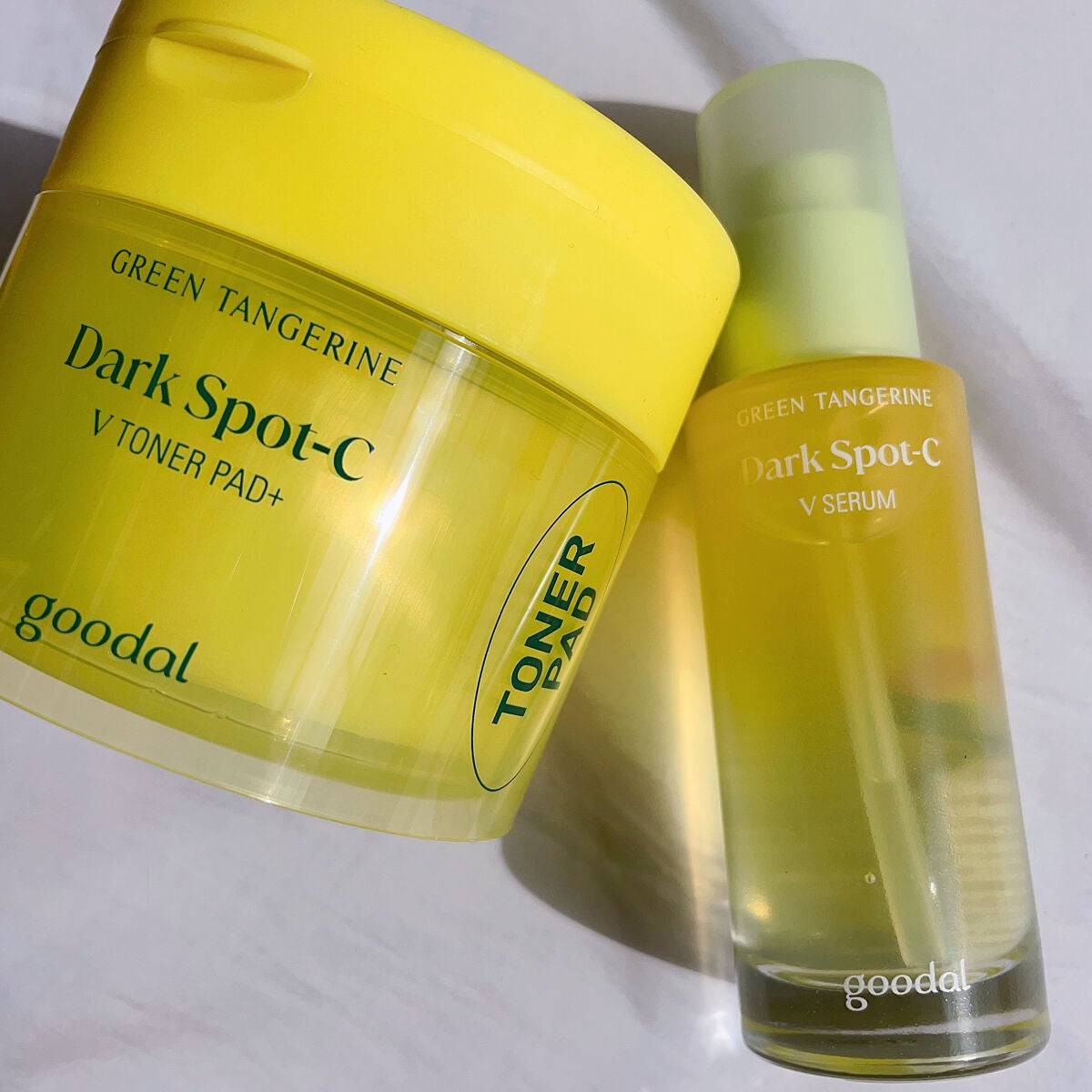 グリーンタンジェリン ビタC ダークスポットケアセラム/goodal/美容液を使ったクチコミ(5枚目)