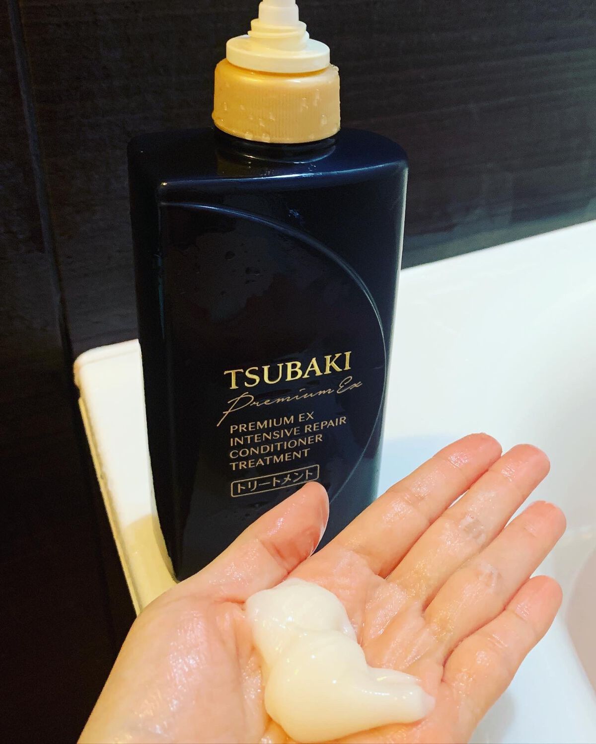 プレミアムEX インテンシブリペア <シャンプー>/コンディショナー<ヘアトリートメント> /TSUBAKI/市販シャンプーを使ったクチコミ(2枚目)