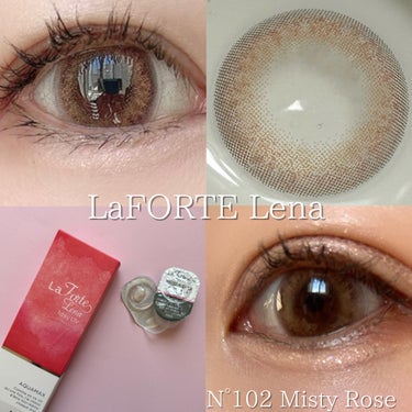 LaFORTE Lena 1day UV No.102 ミスティローズ/LaFORTE/ワンデー（１DAY）カラコンを使ったクチコミ（1枚目）