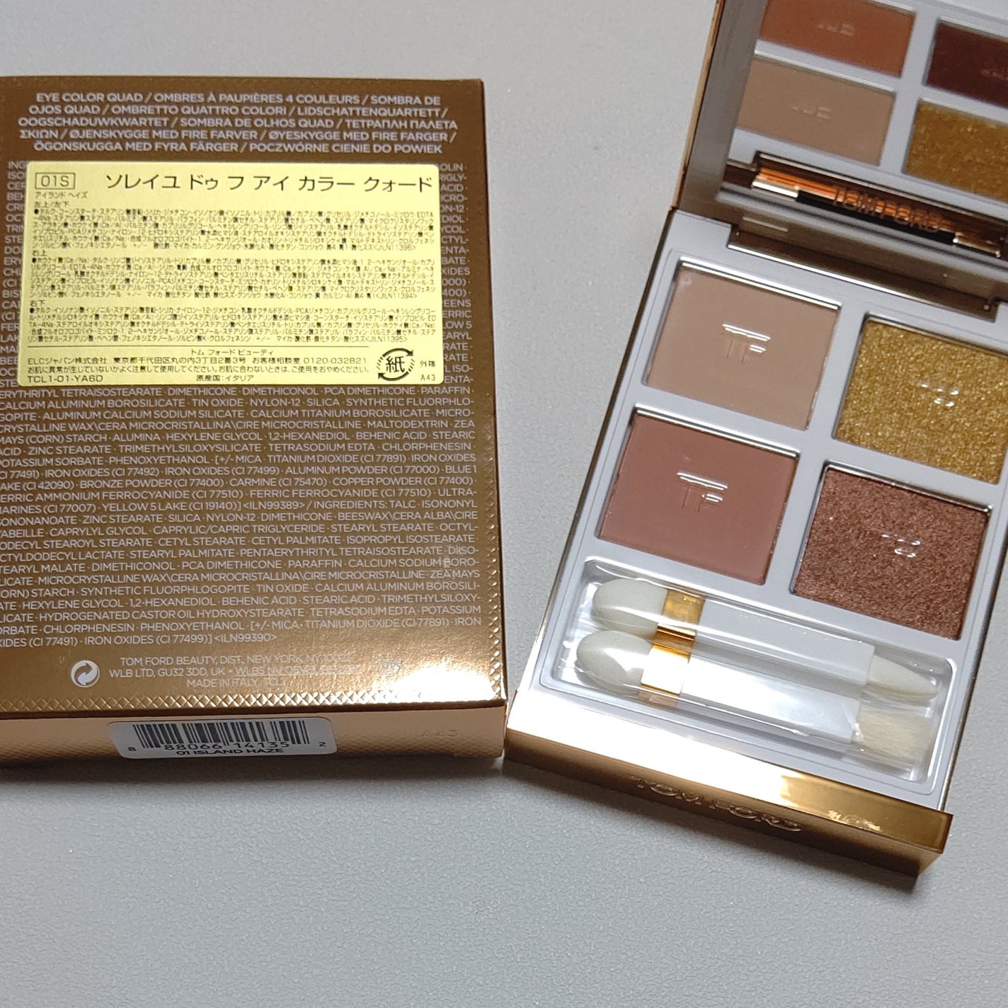 ソレイユ ドゥ フ アイ カラー クォード/TOM FORD BEAUTY/アイシャドウパレットを使ったクチコミ(1枚目)