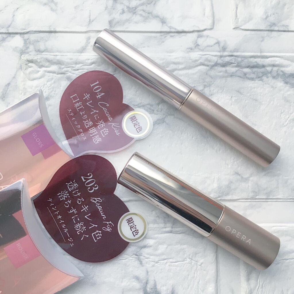 オペラ シアーリップカラー RN/OPERA/リップグロスを使ったクチコミ（2枚目）