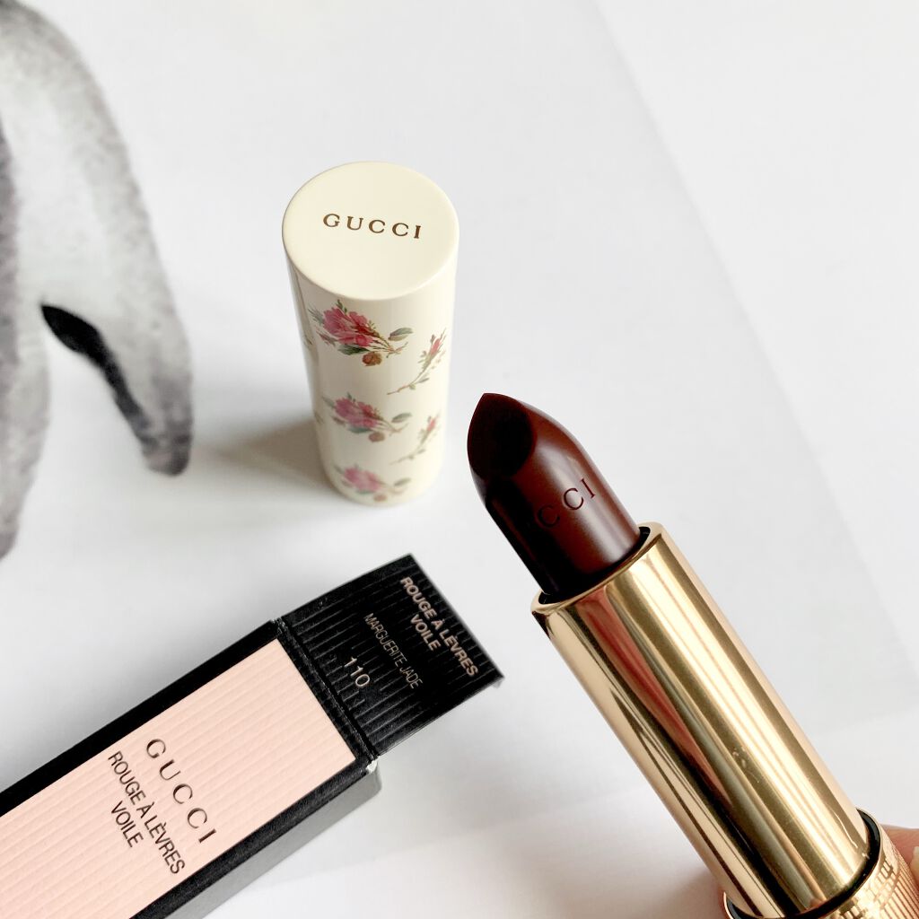 グッチ ルージュ ア レーヴル ヴォワル/GUCCI beauty/口紅を使ったクチコミ（2枚目）