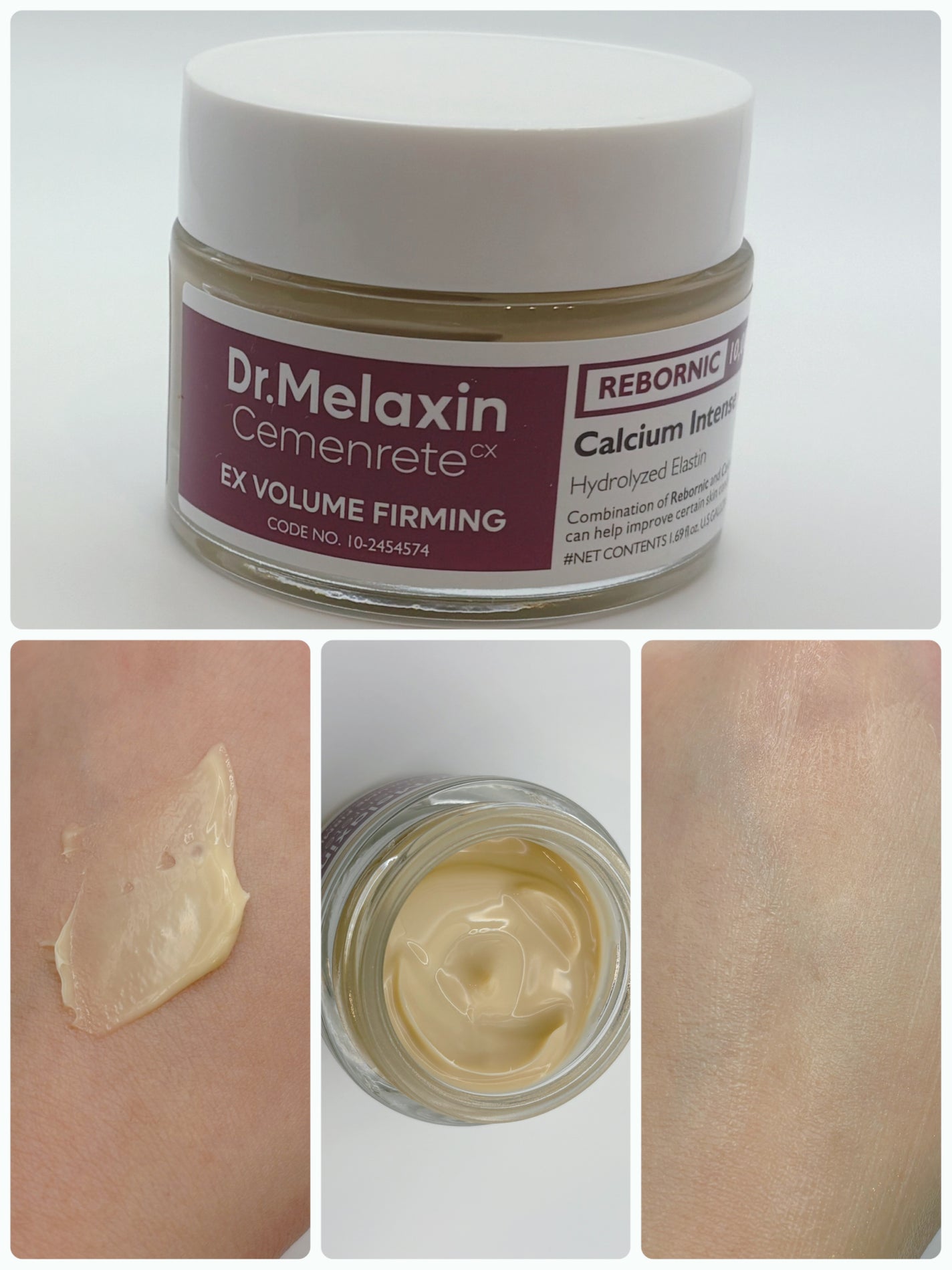 Cemenrete Calcium Intense Cream/Dr.Melaxin/フェイスクリームを使ったクチコミ(3枚目)