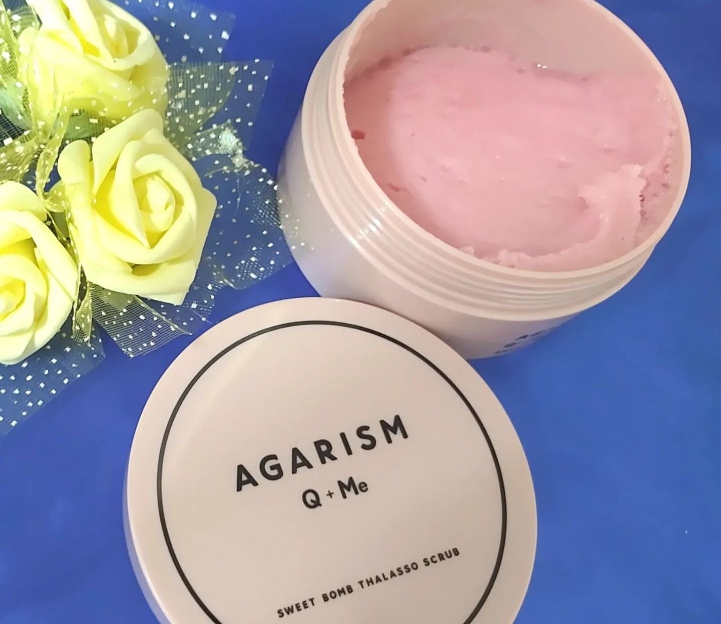 Q+Me スウィート ボム タラソ スクラブ/AGARISM/バスト・ヒップケアを使ったクチコミ(4枚目)