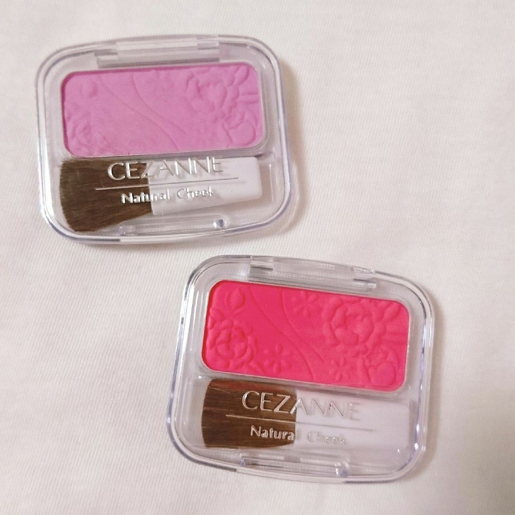 ナチュラル チークN/CEZANNE/パウダーチークを使ったクチコミ（1枚目）