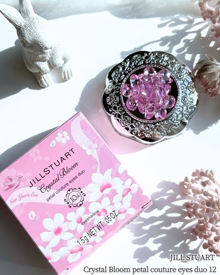 ジルスチュアート クリスタルブルーム ペタルクチュールアイズ デュオ/JILL STUART/アイシャドウパレットを使ったクチコミ(2枚目)