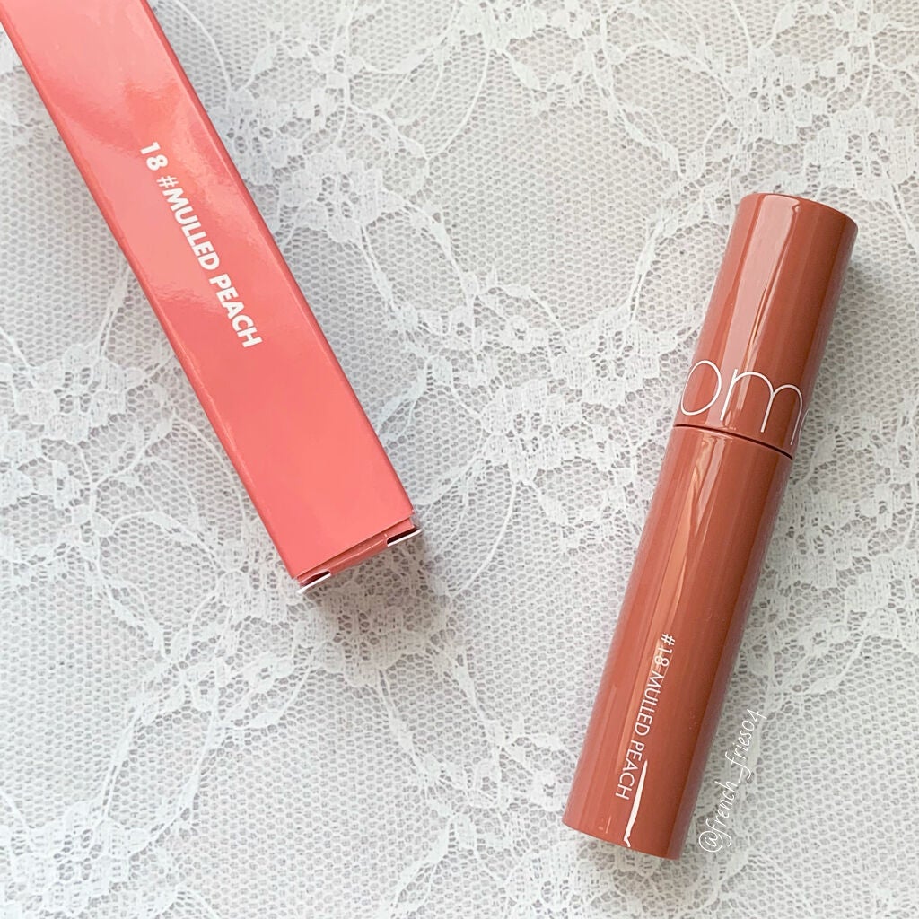 ジューシーラスティングティント/rom&nd/リップティントを使ったクチコミ(4枚目)