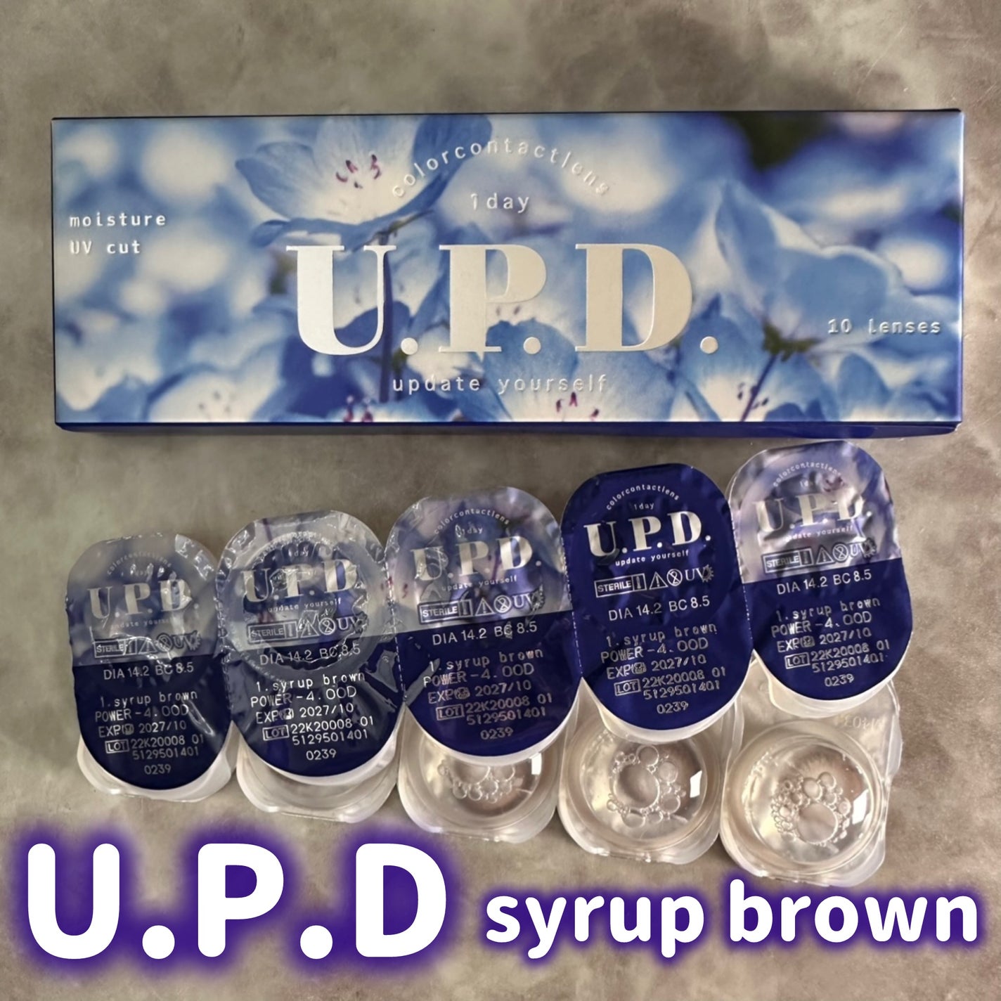 U.P.D. 1day/U.P.D./ワンデー(1DAY)カラコンを使ったクチコミ(1枚目)