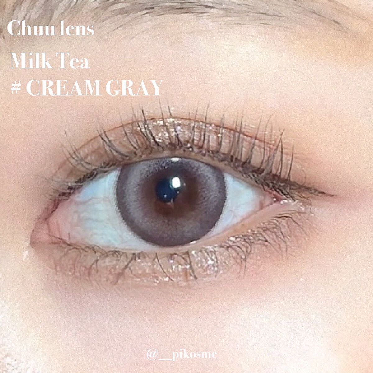 chuuLENS Milk&Tea 1day/chuu LENS/ワンデー（１DAY）カラコンを使ったクチコミ（1枚目）