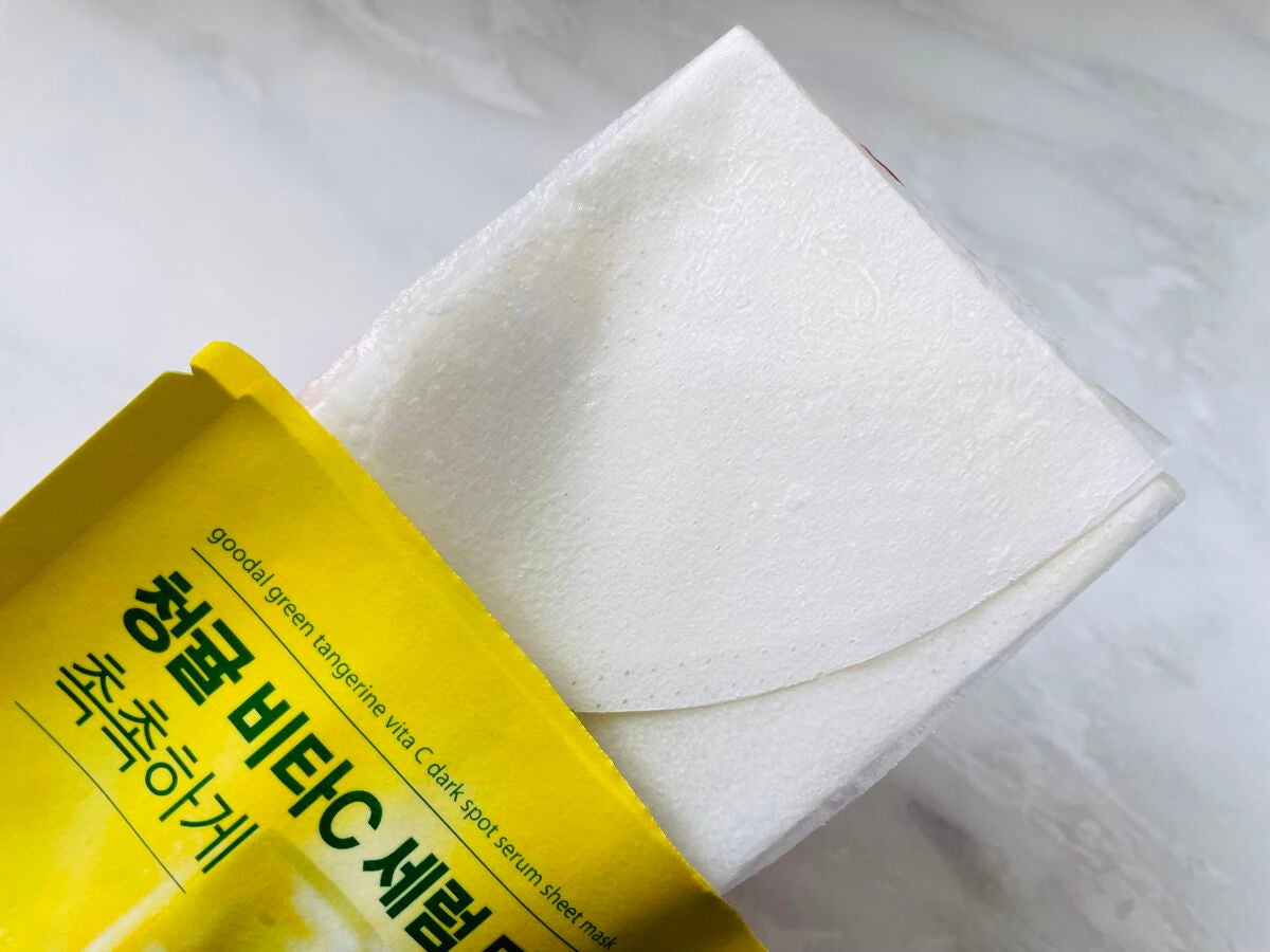 グーダル グリーンタンジェリンビタCセラムマスク/goodal/シートマスク・パックを使ったクチコミ(2枚目)