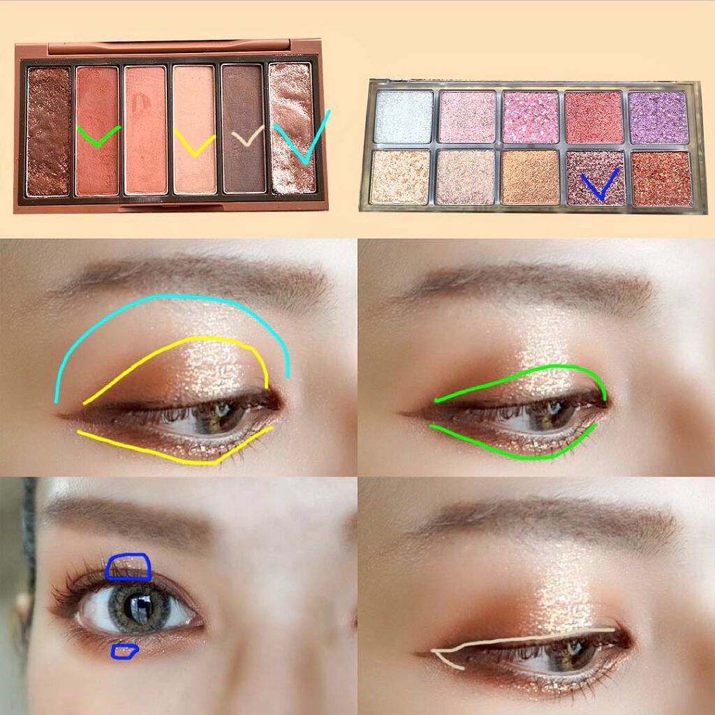 プレイカラーアイズミニ/ETUDE/アイシャドウパレットを使ったクチコミ（3枚目）