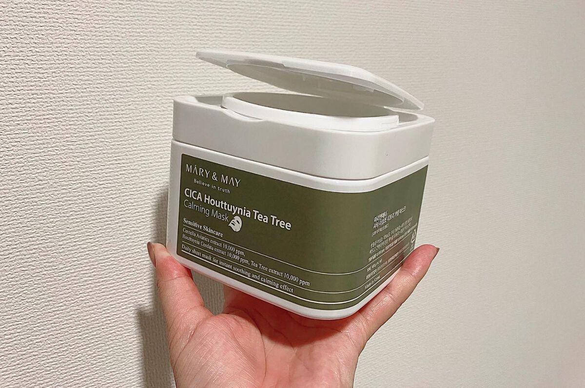 シカドクダミ+ティーツリーカーミングマスク/MARY&MAY/シートマスク・パックを使ったクチコミ(1枚目)