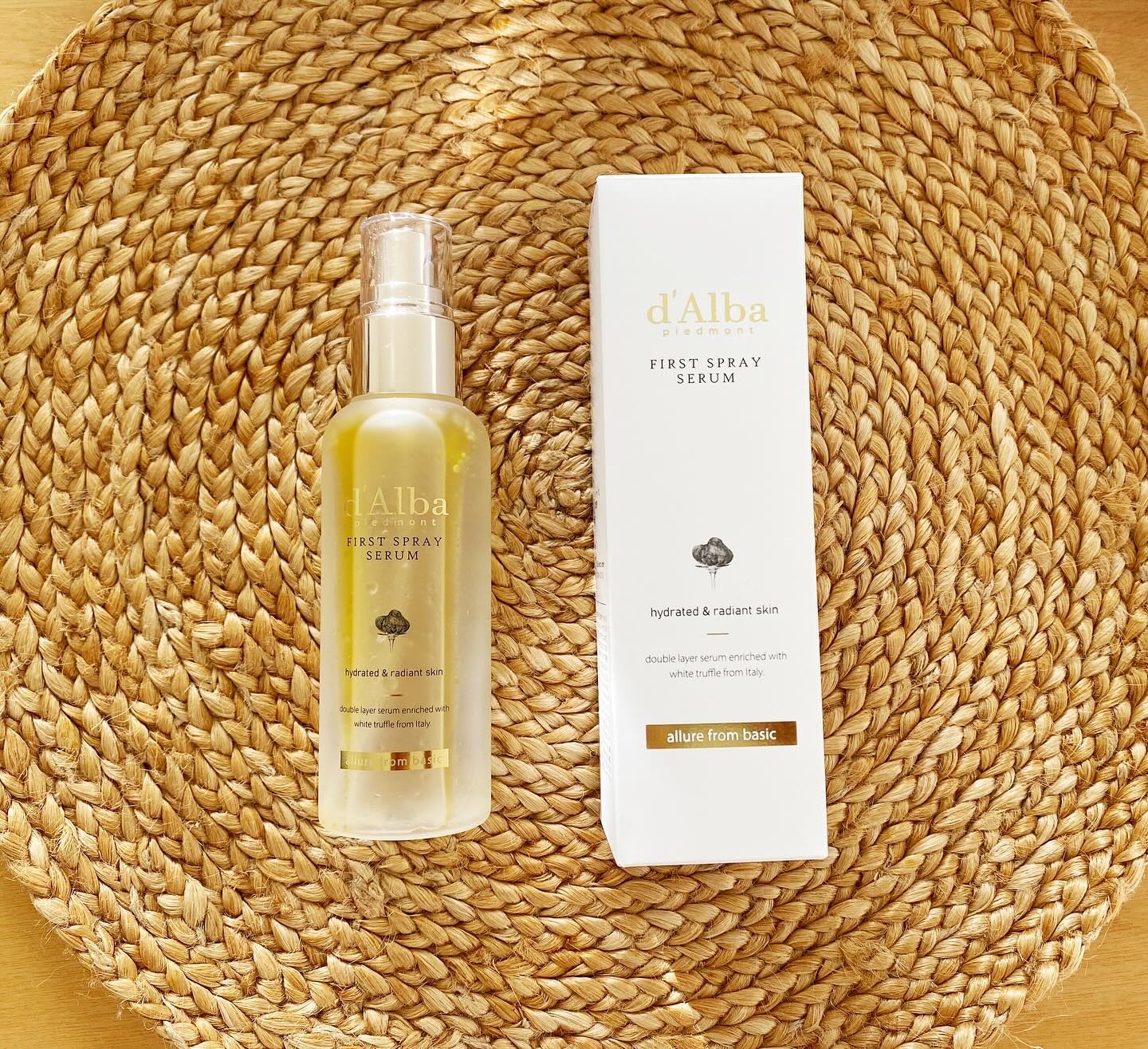 ダルバ ホワイトトリュフファーストスプレーセラム/ダルバ/ミスト状化粧水を使ったクチコミ（1枚目）