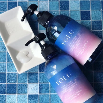 リラックスナイトリペア シャンプー/トリートメント/YOLU/市販シャンプーを使ったクチコミ(2枚目)