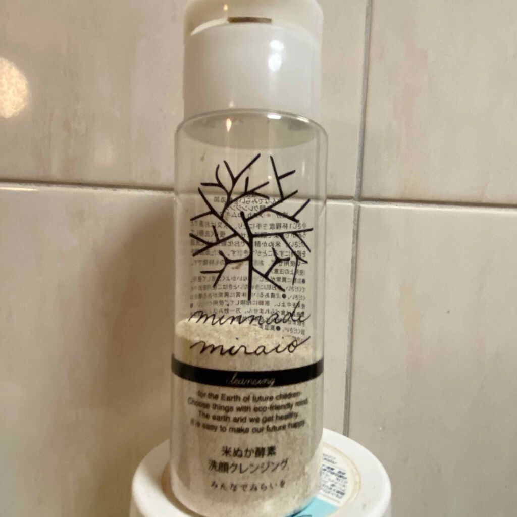 米ぬか酵素洗顔クレンジング/みんなでみらいを/洗顔パウダーを使ったクチコミ（2枚目）