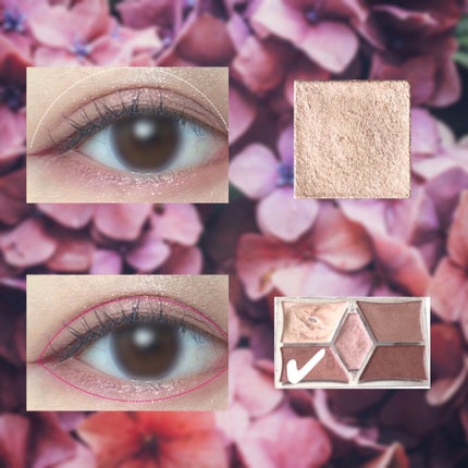 シングルカラーアイシャドウ/CEZANNE/単色アイシャドウを使ったクチコミ(2枚目)