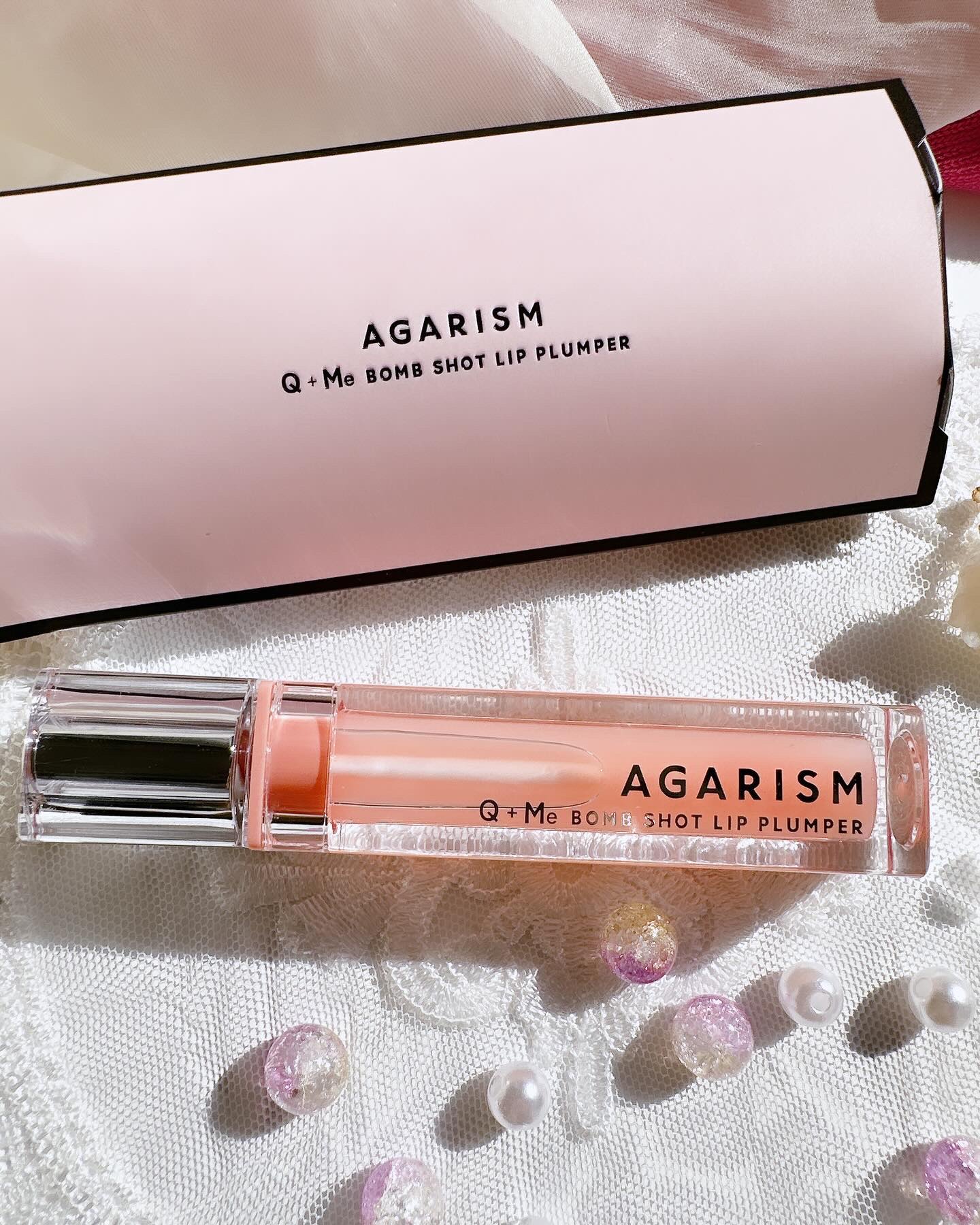 キューミ―ボムショットリッププランパー/AGARISM/リッププランパーを使ったクチコミ（2枚目）