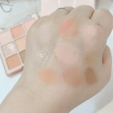 ムードブレンディングシャドウパレット/Coralhaze/アイシャドウパレットを使ったクチコミ(4枚目)