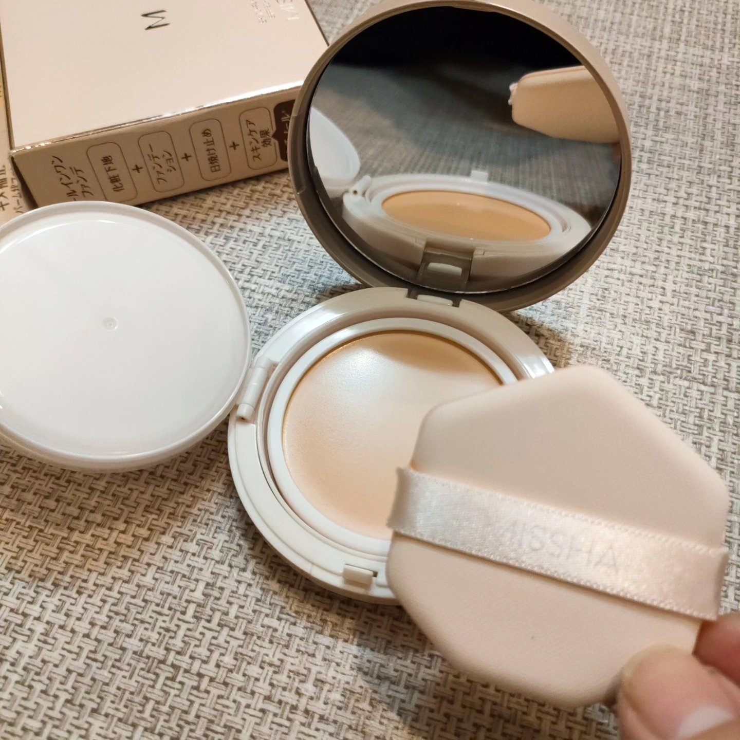 ミシャ M スキンフェイクバーム/MISSHA/クリーム・エマルジョンファンデーションを使ったクチコミ（2枚目）