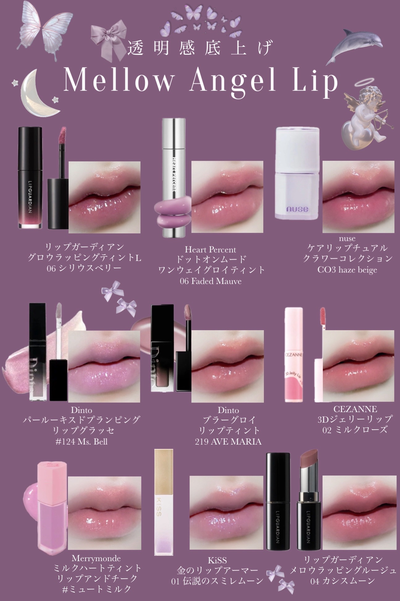 ボリュームパールキッスグロス/Dinto/リップグロスを使ったクチコミ（1枚目）