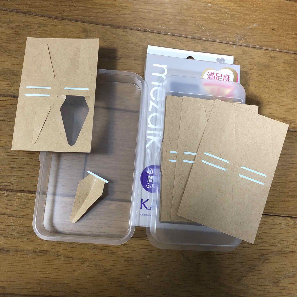 カンタン80/メザイク/二重まぶた用アイテムを使ったクチコミ(3枚目)