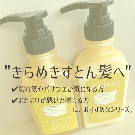 モイストグロッシーシャンプー/トリートメント/DROAS/市販シャンプーを使ったクチコミ(2枚目)