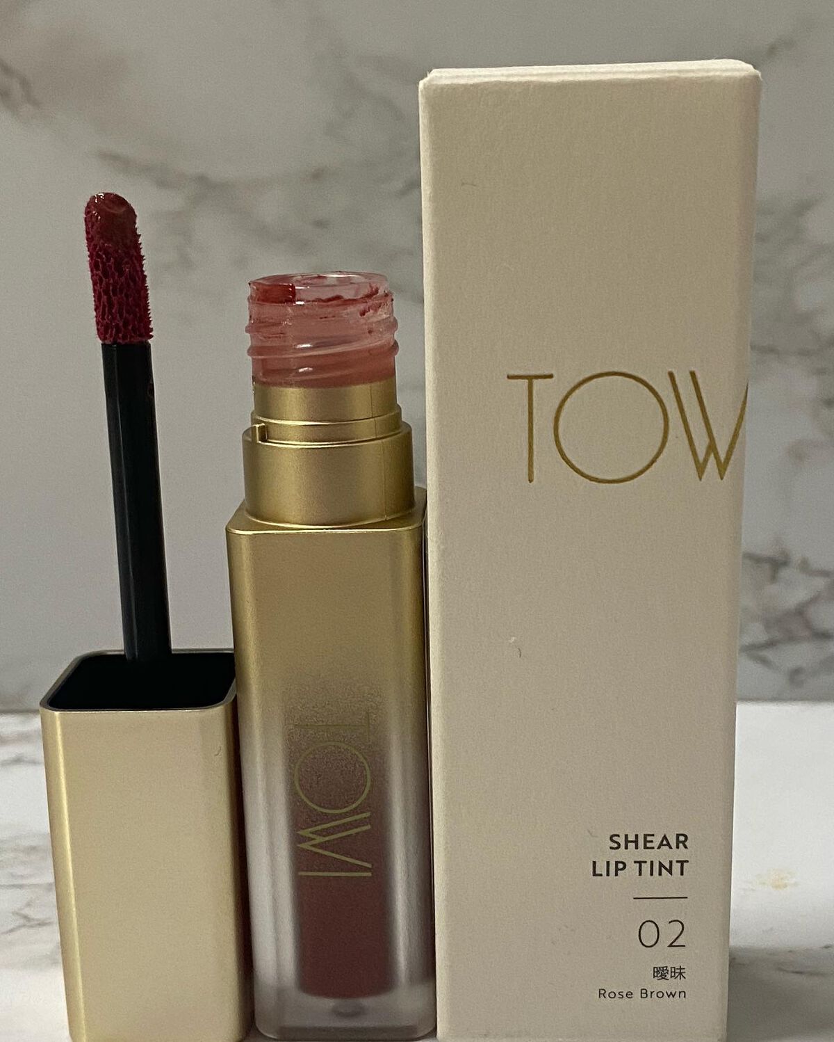 シアーリップティント 04 清澄〈clear〉/TOWI/リップティントを使ったクチコミ（3枚目）
