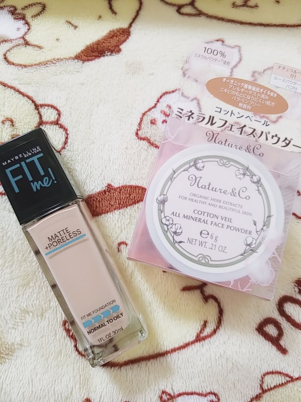 コットンベール オールミネラル フェイスパウダー/Nature & Co/ルースパウダーを使ったクチコミ（1枚目）