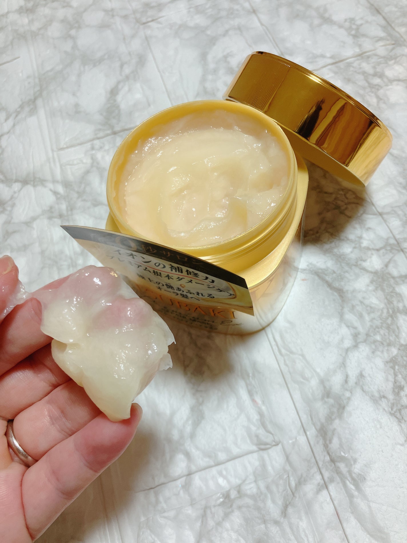 プレミアムEXリペアマスク/TSUBAKI/ヘアマスク・ヘアパックを使ったクチコミ(3枚目)