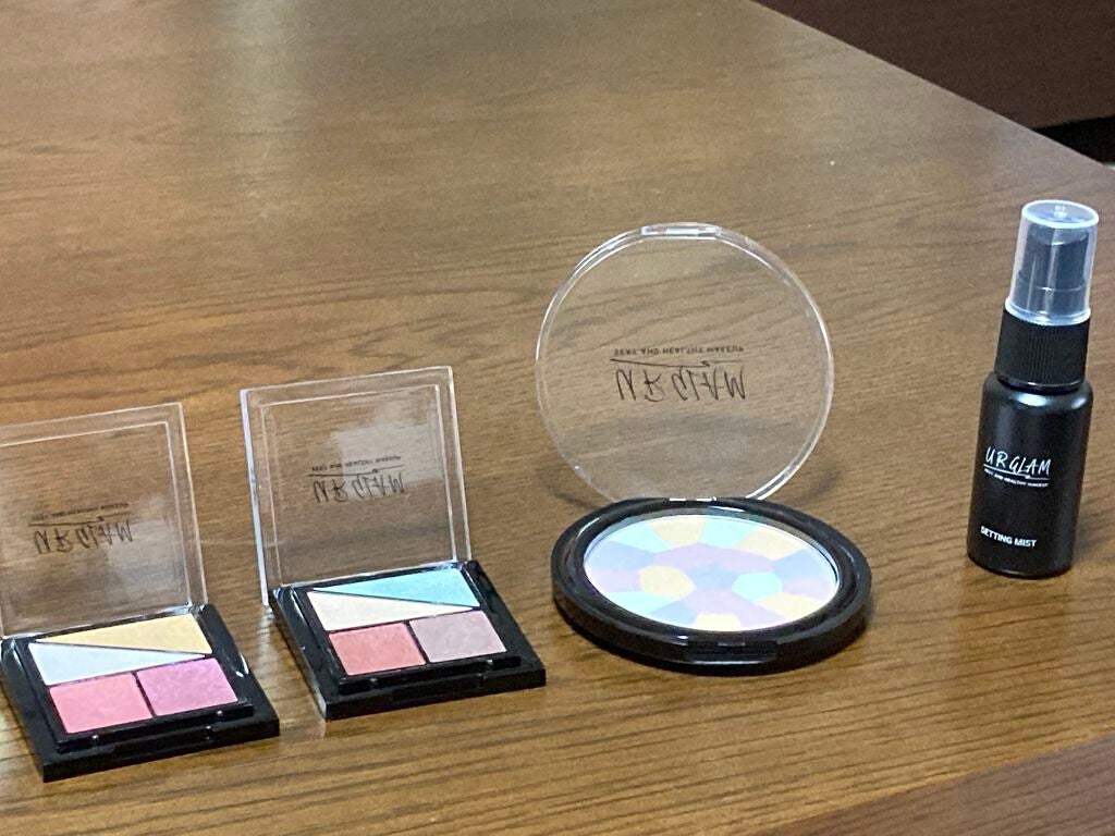 UR GLAM MARBLE FACE POWDER/U R GLAM/プレストパウダーを使ったクチコミ(4枚目)