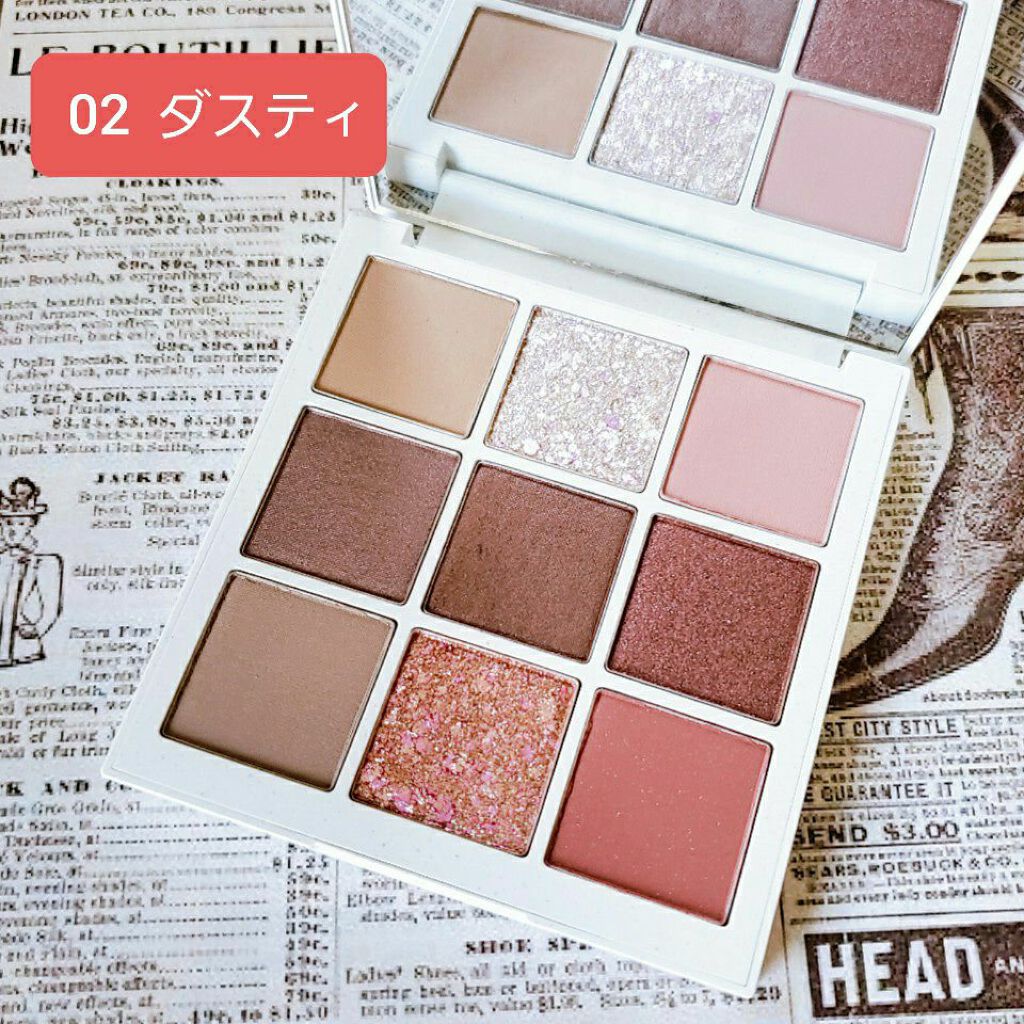 TERRAZZO Shadow palette/HOLIKA HOLIKA/アイシャドウパレットを使ったクチコミ(4枚目)