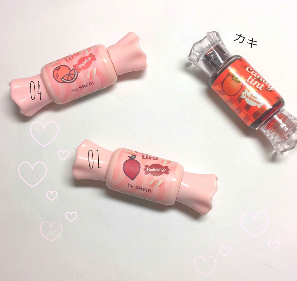 ムース キャンディー ティント/the SAEM/リップティントを使ったクチコミ(1枚目)
