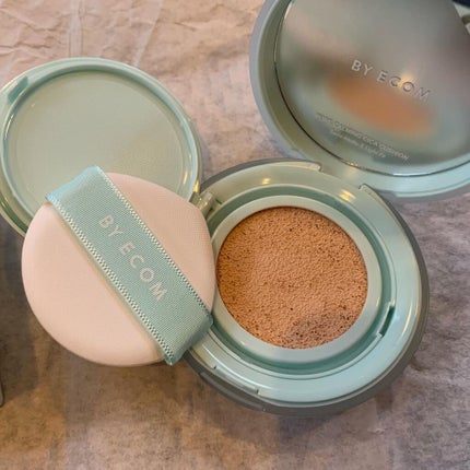 ピュアカーミングシカ クッションファンデーション/BY ECOM/クッションファンデーションを使ったクチコミ(4枚目)