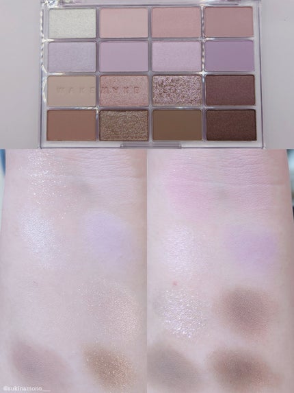 ソフトブラーリングアイパレット/wakemake/アイシャドウパレットを使ったクチコミ(6枚目)