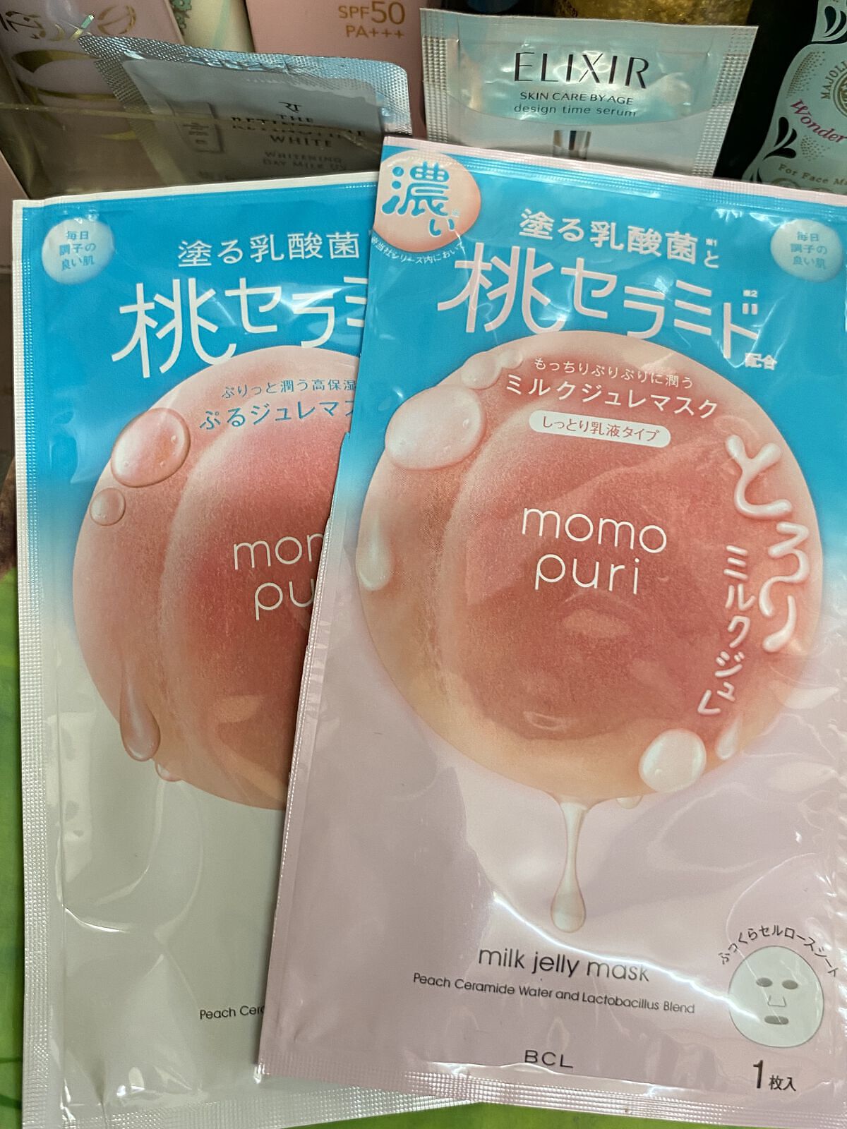 潤い濃密ミルクジュレマスク/ももぷり/シートマスク・パックを使ったクチコミ（1枚目）