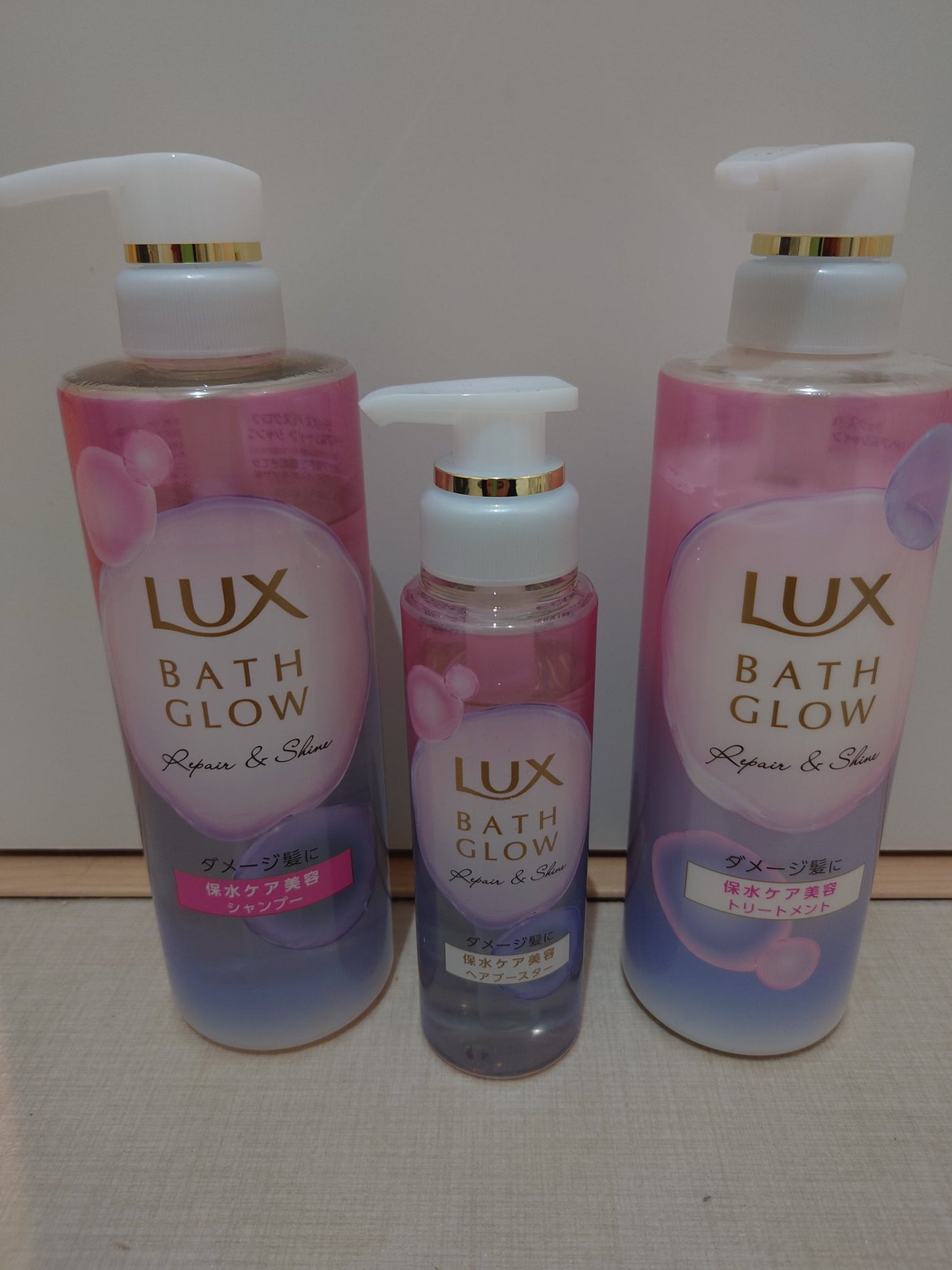 ちーのママ on LIPS 「LUXバスグロウリペア&シャインシャンプー・トリートメント・ヘ..」(1枚目)