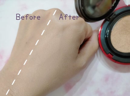 マスク フィット レッド クッション/TIRTIR(ティルティル)/クッションファンデーションを使ったクチコミ(5枚目)