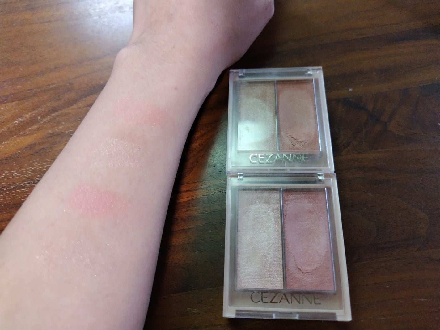 フェイスグロウカラー/CEZANNE/クリームハイライトを使ったクチコミ(2枚目)