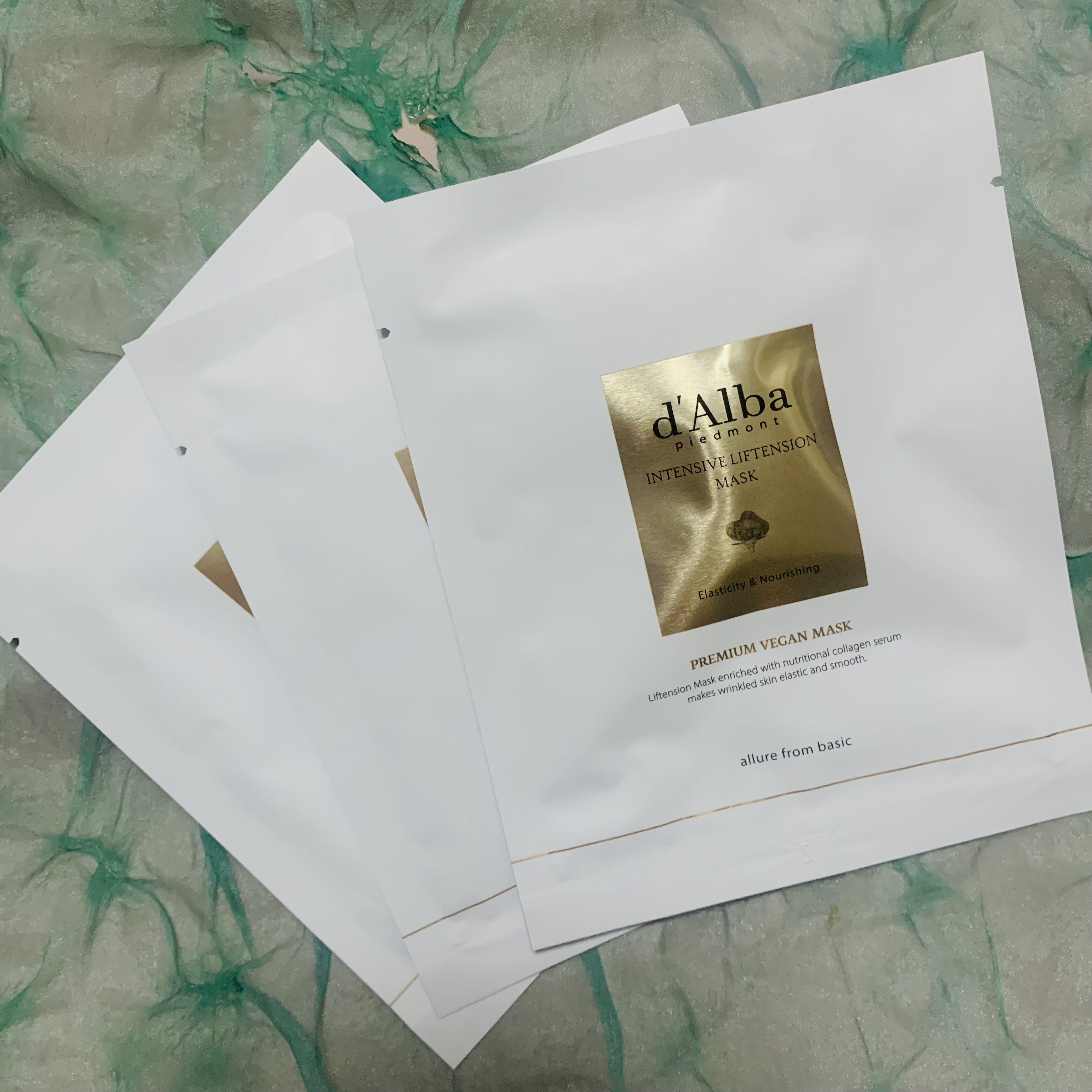 ホワイトトリュフナリシングトリートメントマスク/ダルバ/シートマスク・パックを使ったクチコミ（1枚目）