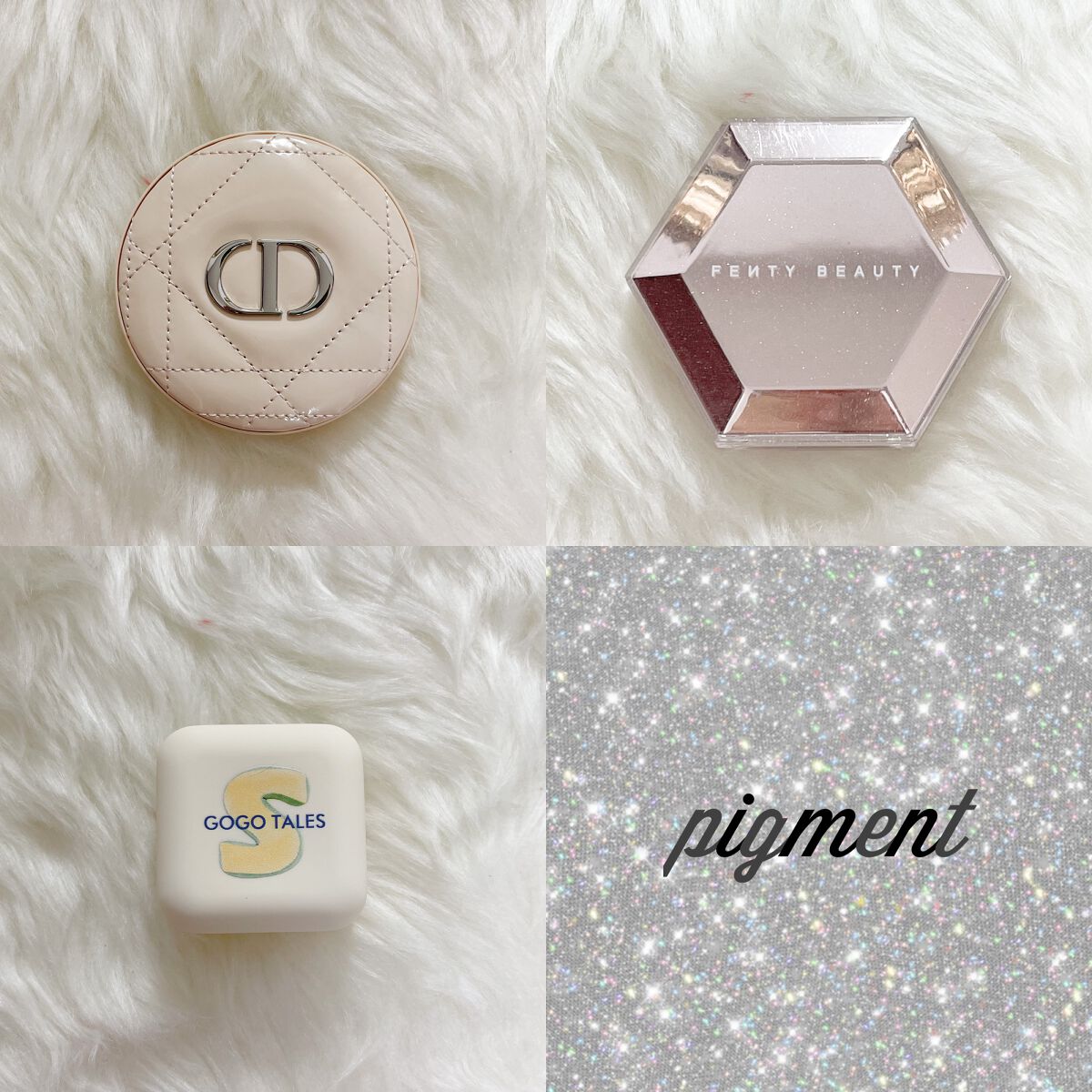 FENTY BEAUTY BY RIHANNA DIAMOND BOMBのクチコミ「キラキラ好きで色々集めてます✨

最近🇨🇳コスメのラメのクオリティの高さに惚れて偽物じゃない物.....」（1枚目）