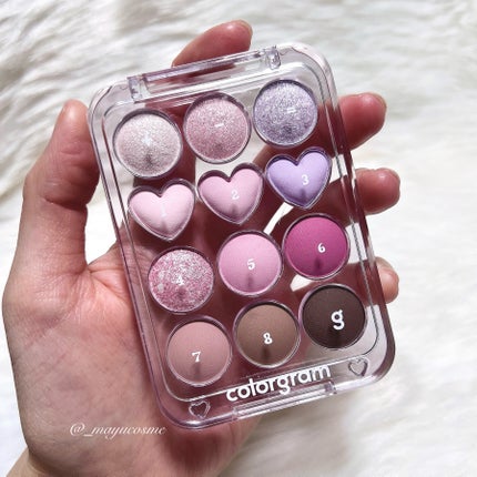 目元チュートリアルアイパレット/Colorgram/アイシャドウパレットを使ったクチコミ(5枚目)