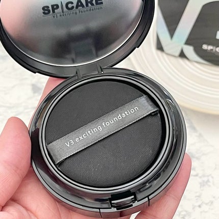 V3 エキサイティングファンデーション/SPICARE/クッションファンデーションを使ったクチコミ(5枚目)