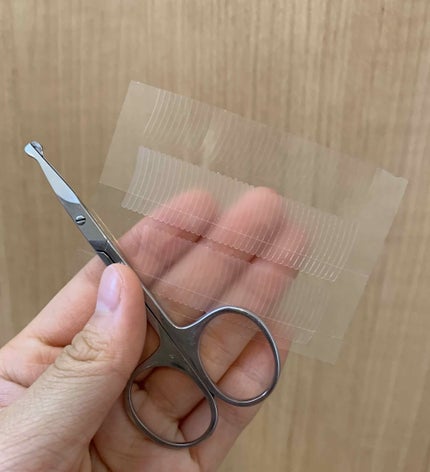 アイテープ 片面テープ ポイント のびーるタイプ ライトピンク/DAISO/二重まぶた用アイテムを使ったクチコミ(3枚目)