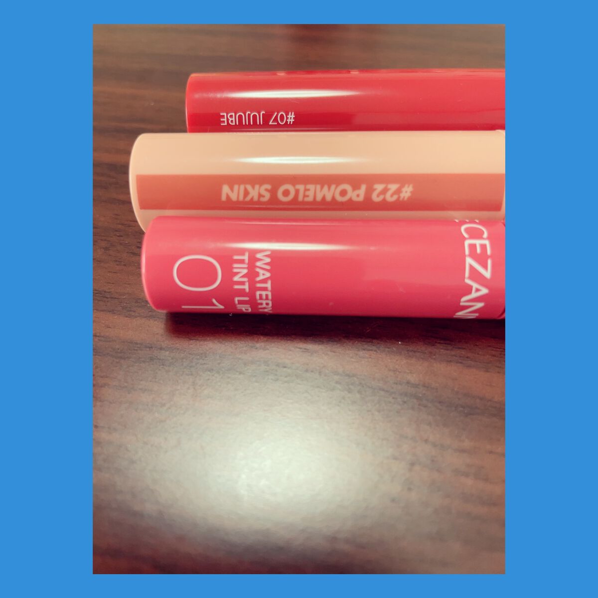 ジューシーラスティングティント/rom&nd/リップティントを使ったクチコミ（3枚目）